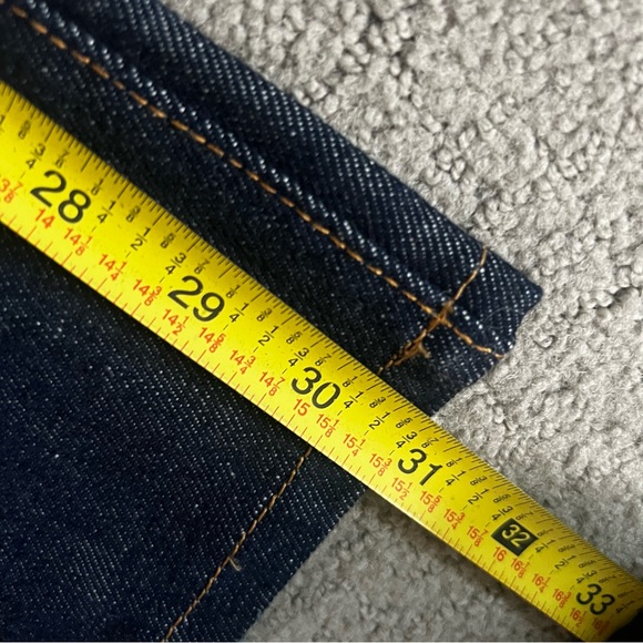 A.P.C. France Mens Petit Standard Japanese Selvedge Denim Jeans Sz 33 Raw Indigo - Picture 13 of 13